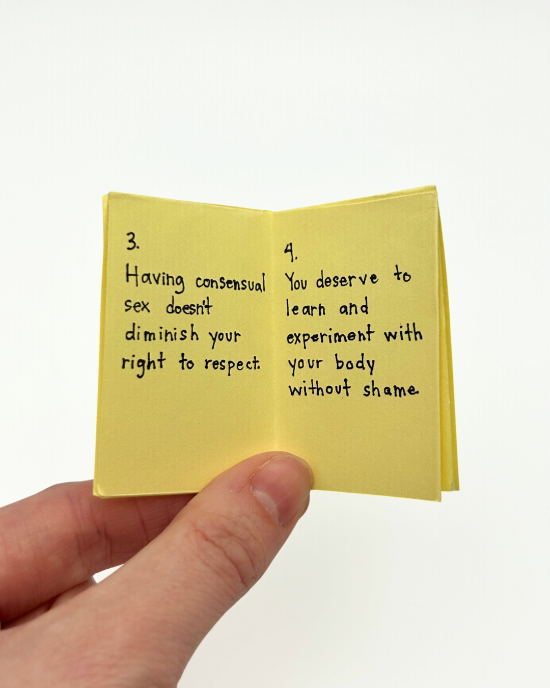 Little Zine of Sex Positive Affirmations