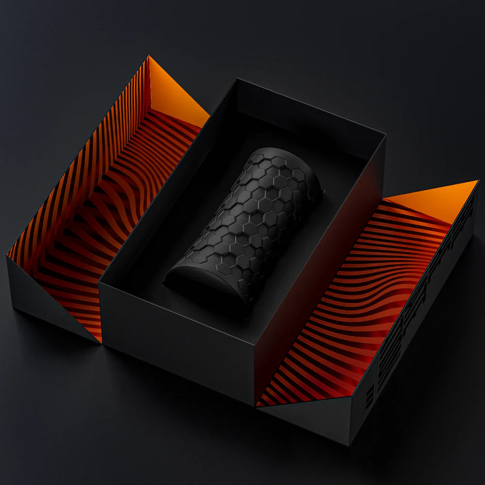 Blush Hekx Silicone Stroker inside box