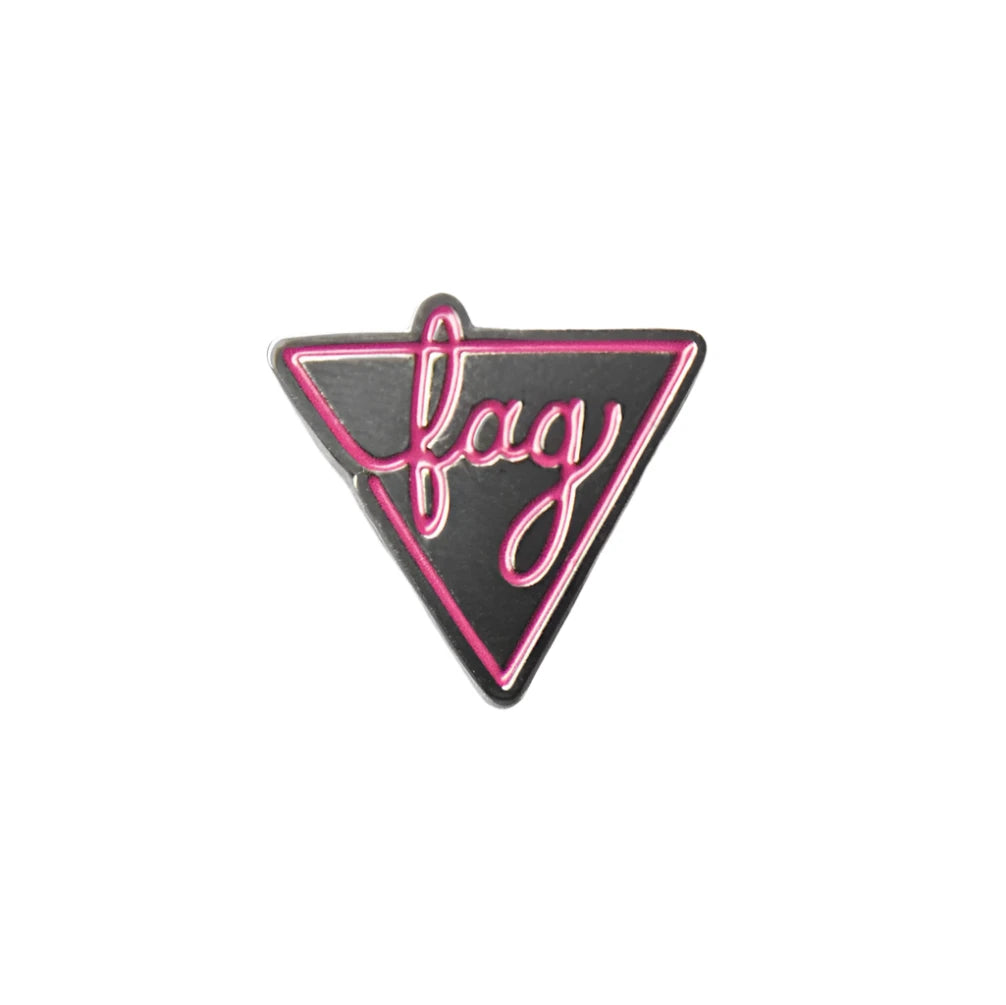 Fag Pink Triangle Pin