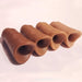 The four Uncut PeenPocket colour options lined up and seen from the back.