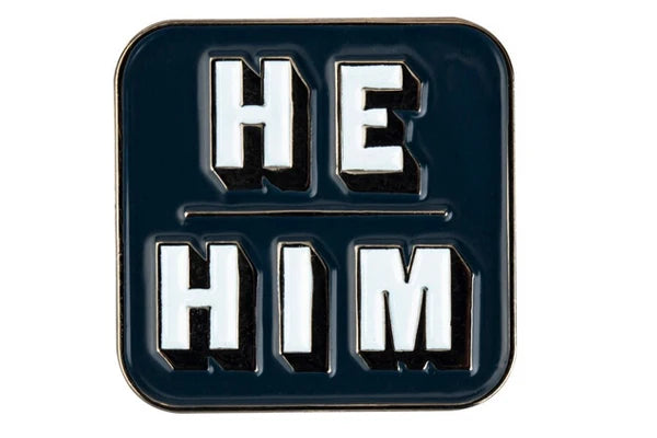 Enamel Pronoun Pin
