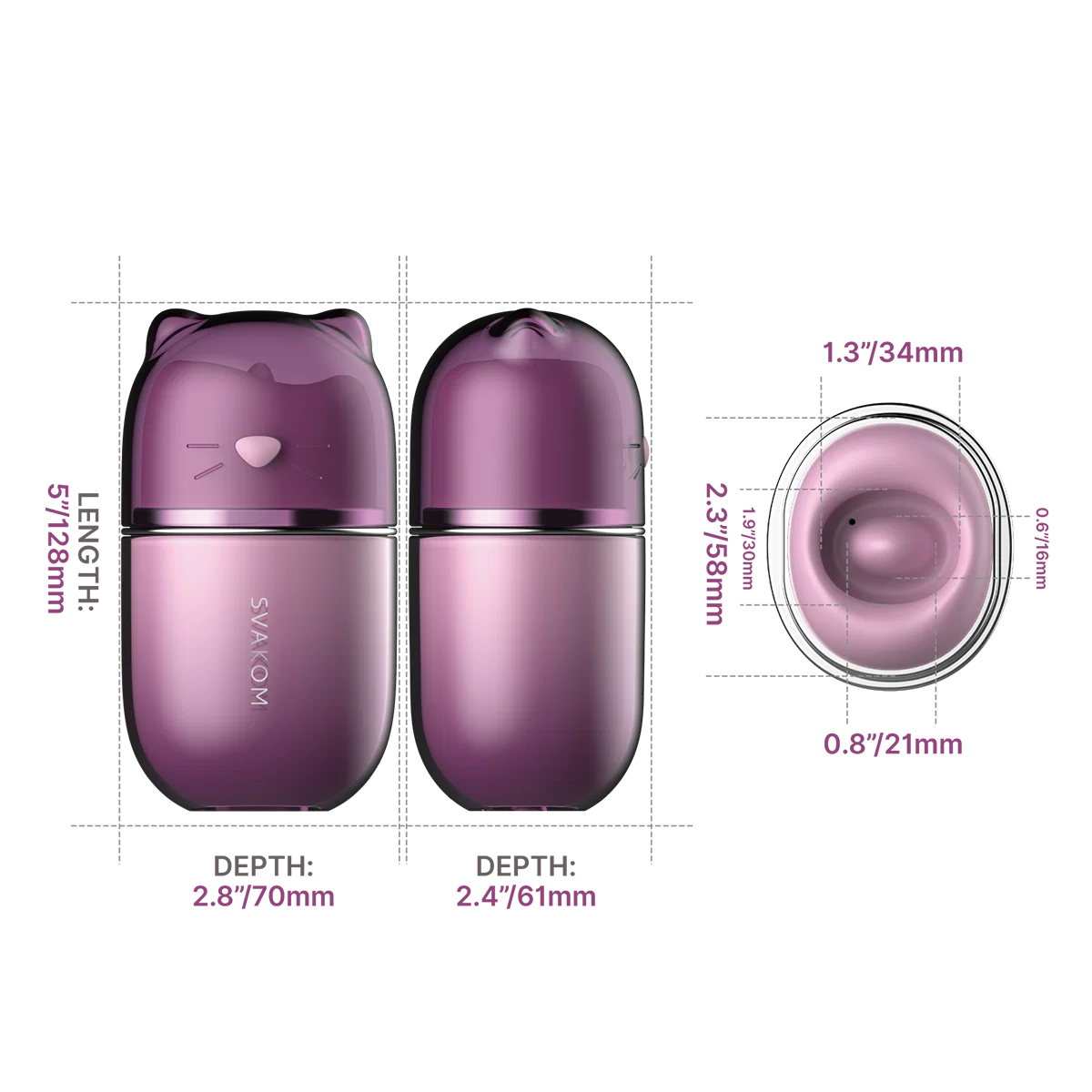 Svakom Klitty Licking & Suction Vibrator