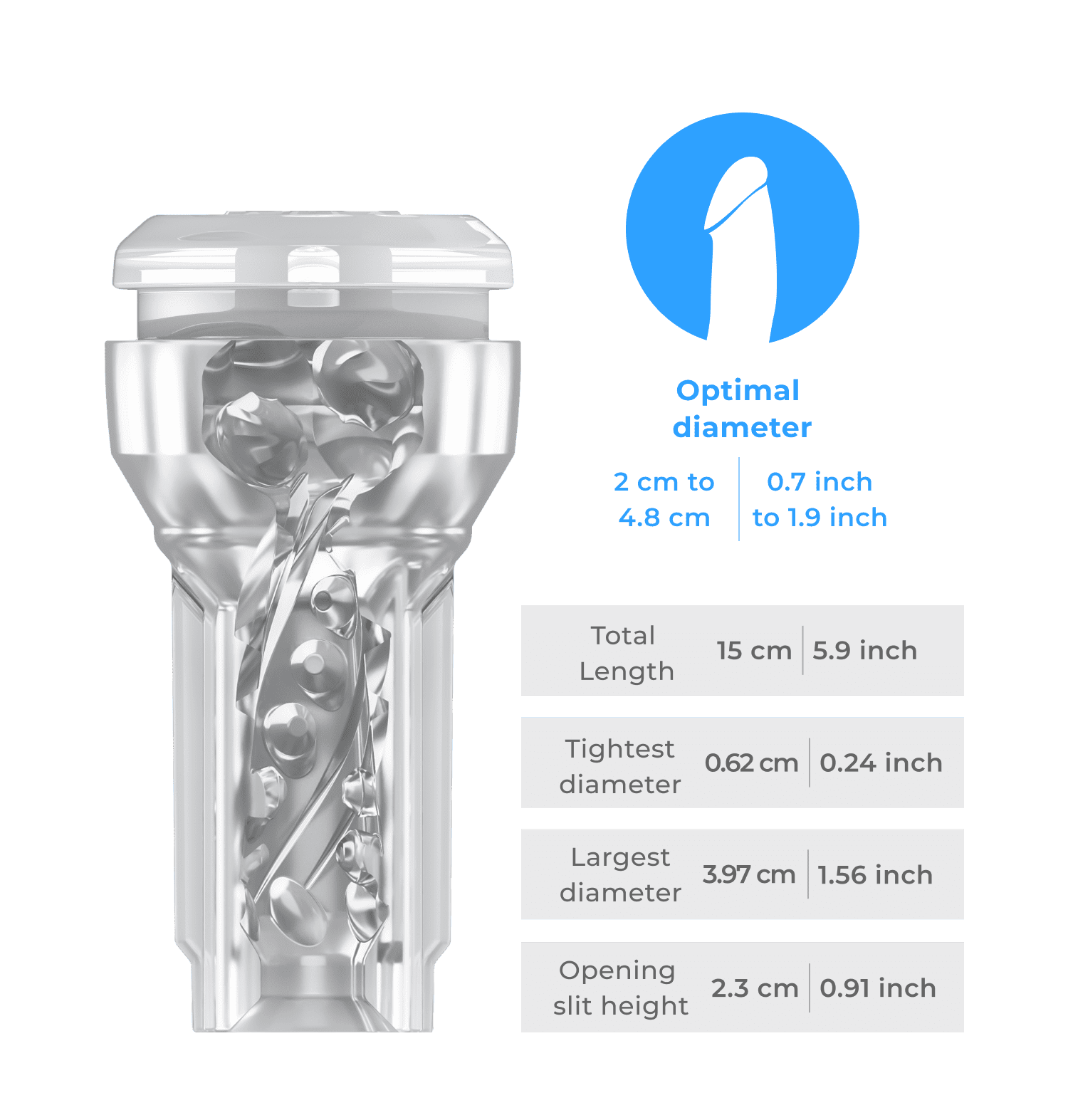 Feel Pocket Stroker Crystal