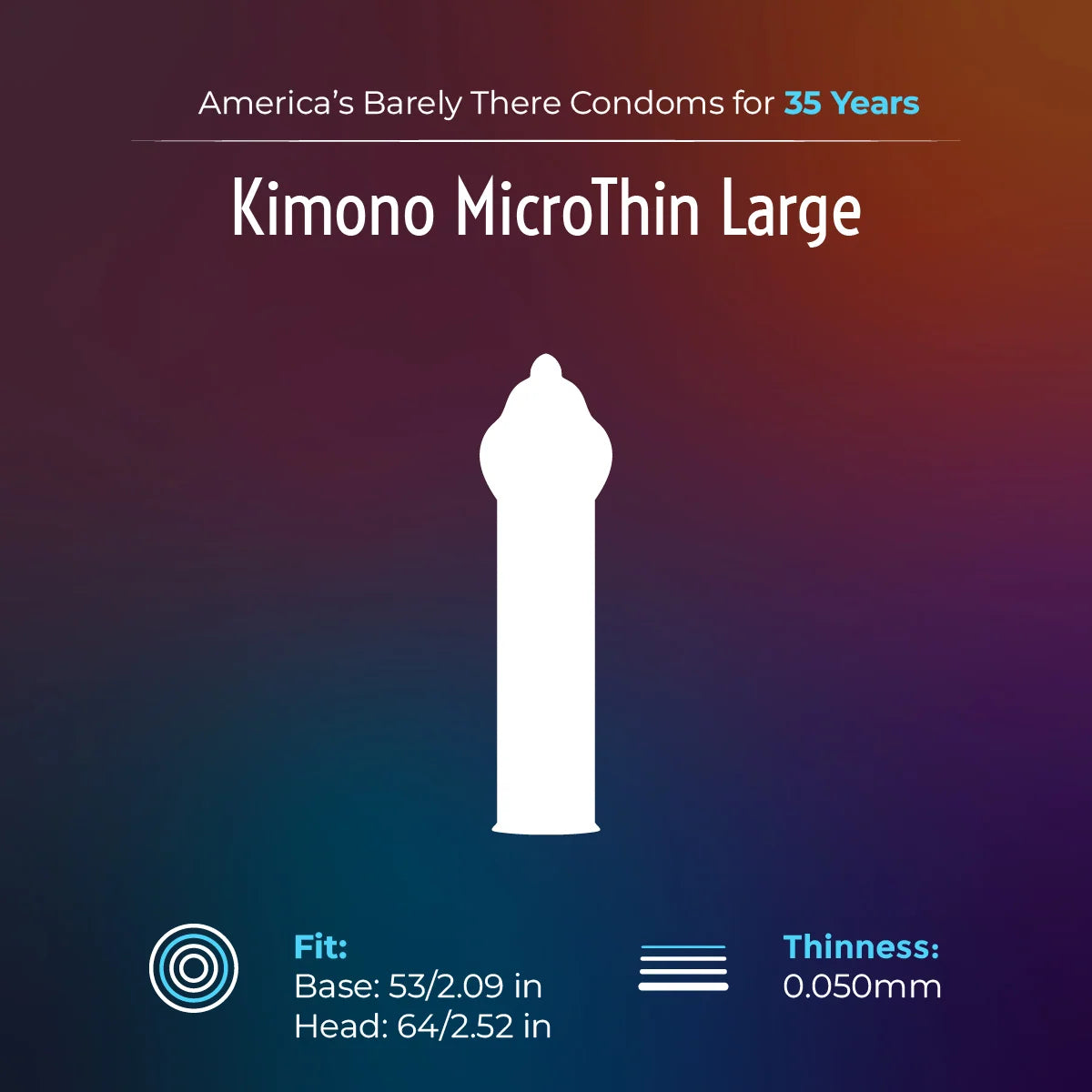 Kimono Microthin Large Condom