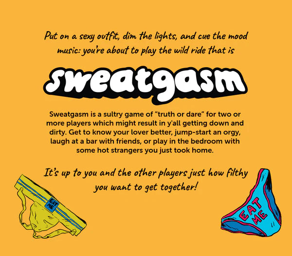 Sweatgasm: a sexy, queer, truth or dare game