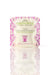 Sample package of anointment Perineum/Bottom Balm with floral design on a white background