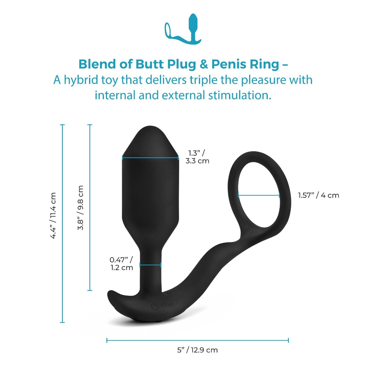 Vibrating Snug & Tug by b-Vibe