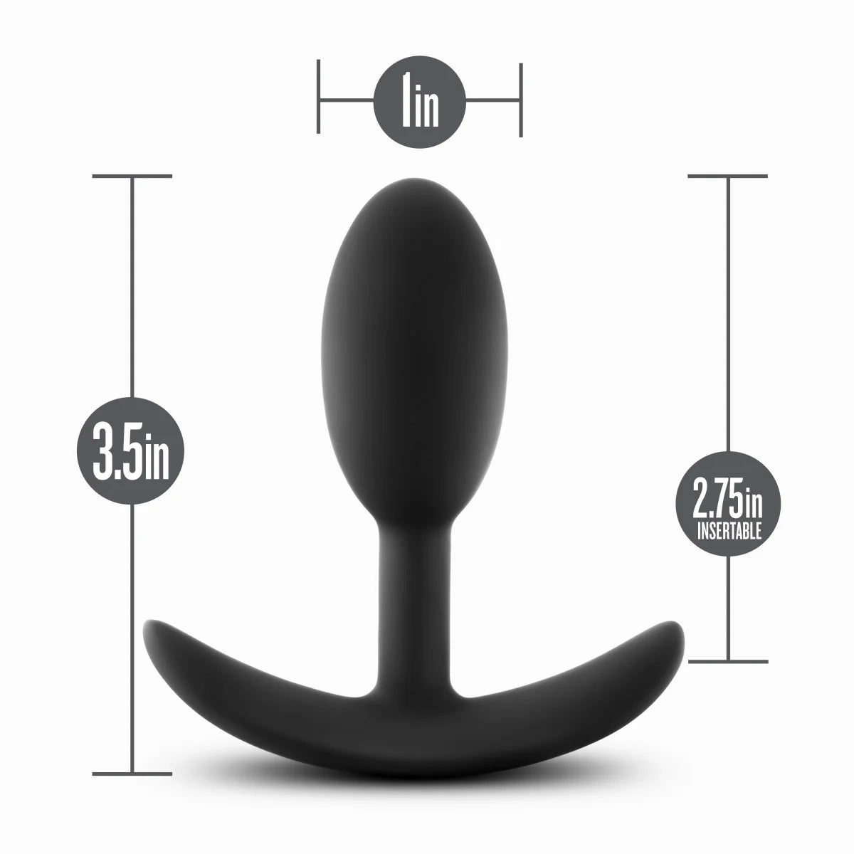 Blush Vibra Slim Plug - small