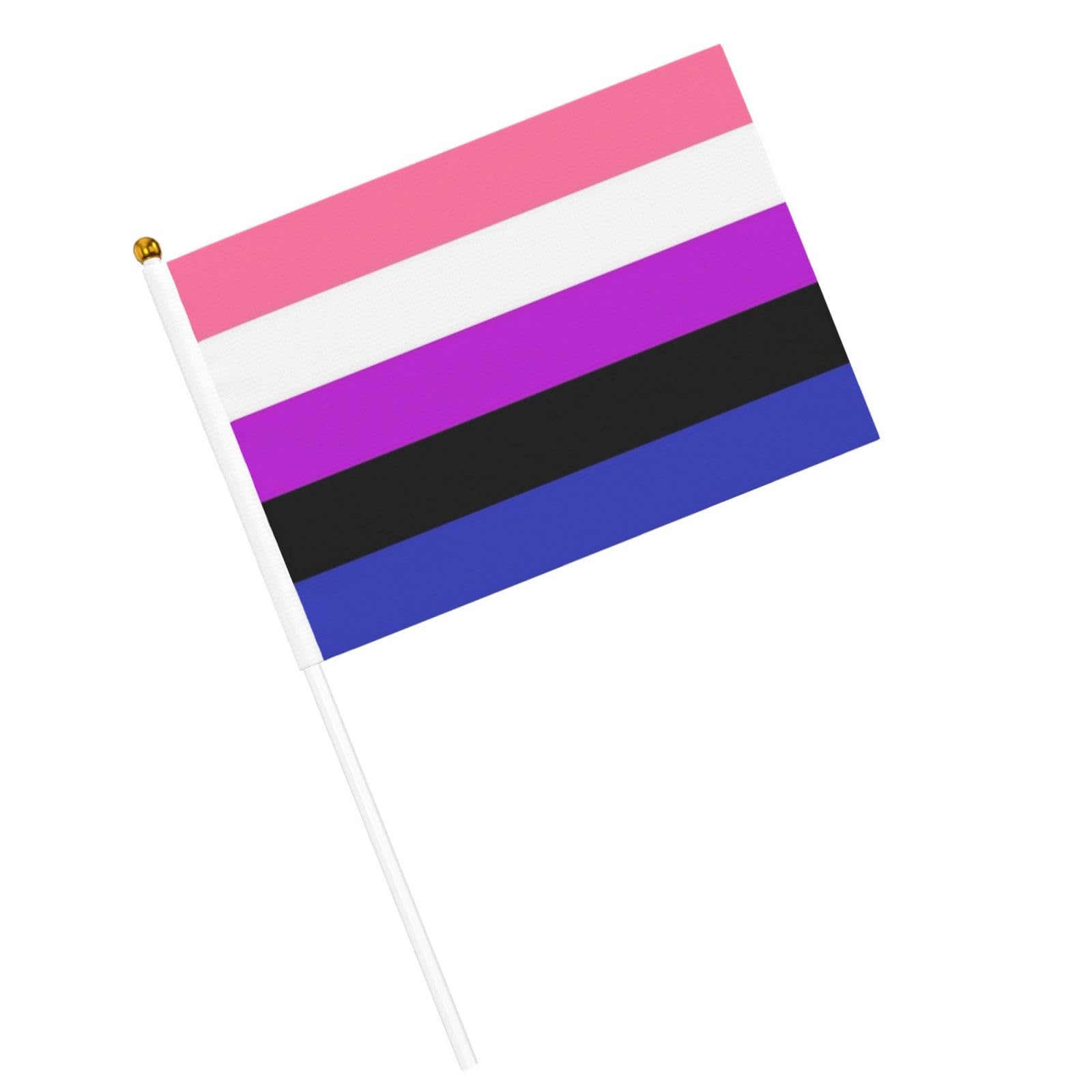 Genderfluid mini pride flag