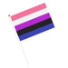 Genderfluid mini pride flag