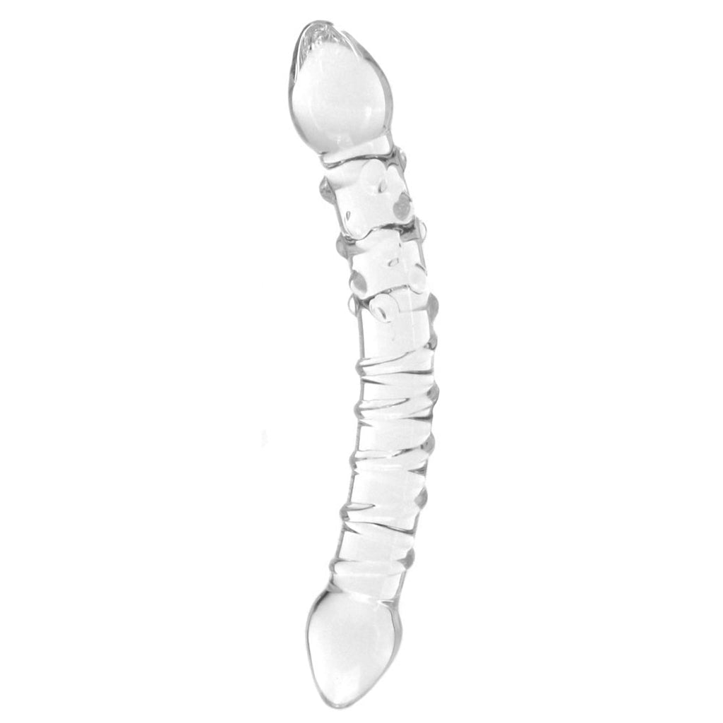 Gläs Double Trouble Glass Dildo