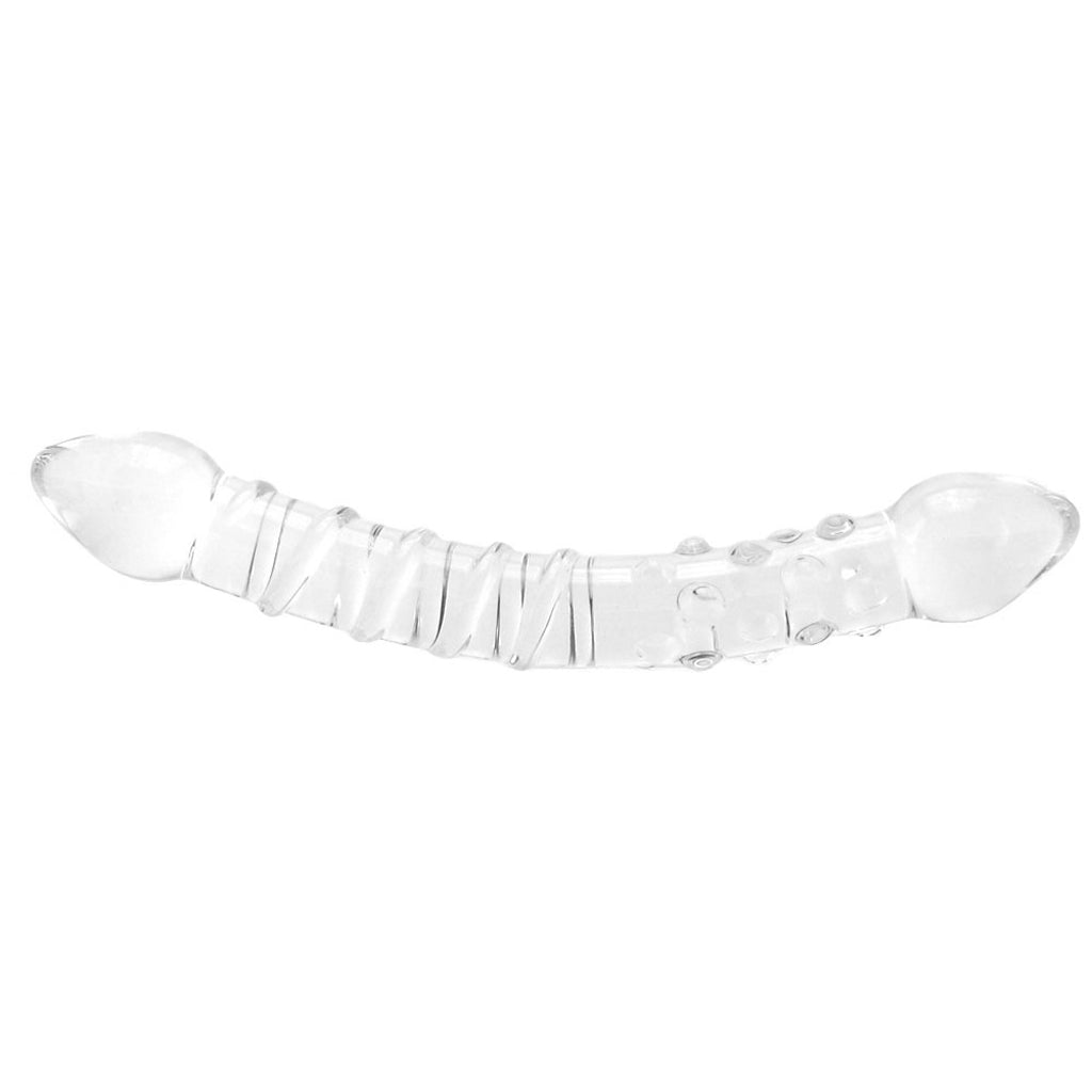 Gläs Double Trouble Glass Dildo