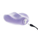 Pulsepad vibrating toy showing prong charger charging port. 