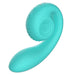 Snail vibe gizi in blue on a white background