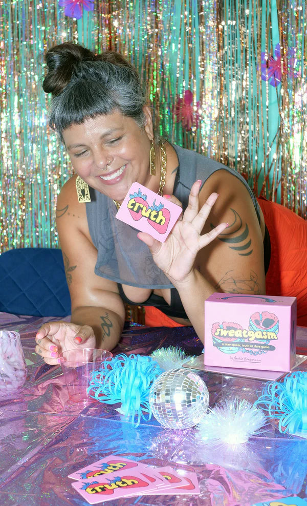 Sweatgasm: a sexy, queer, truth or dare game