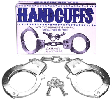 Metal handcuffs with box