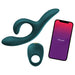 We-Vibe date night collection next to phone with we-connect app