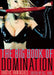 Book cover depicting a person clad in leather holding a whip up to their mouth. Cover reads "The big book of domination erotic fantasies edited by D.L. King"