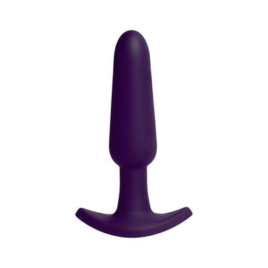 Purple Vedo Bump butt plug on white background