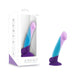 Purple Haze dildo pictured next to packaging