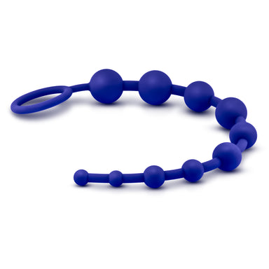 Blue blush luxe anal beads