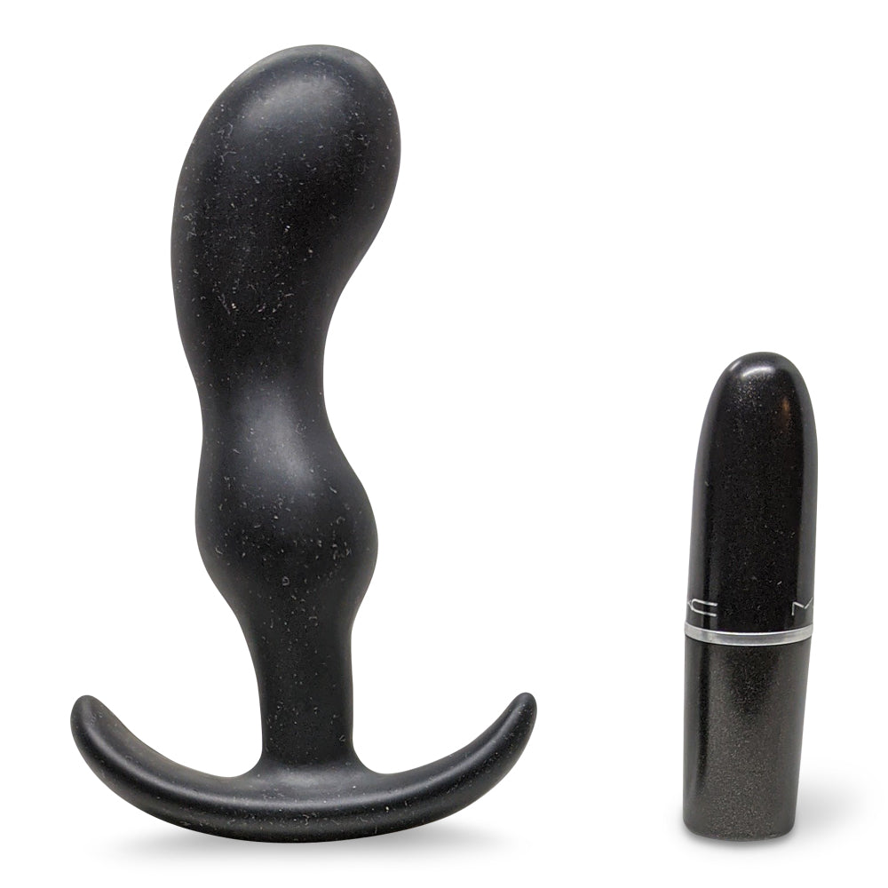 Large butt plug with lipstick for scale