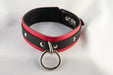 Red and black collar with black inner
