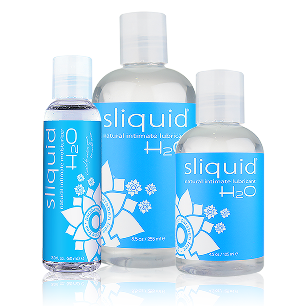 3 sizes of Sliquid h20