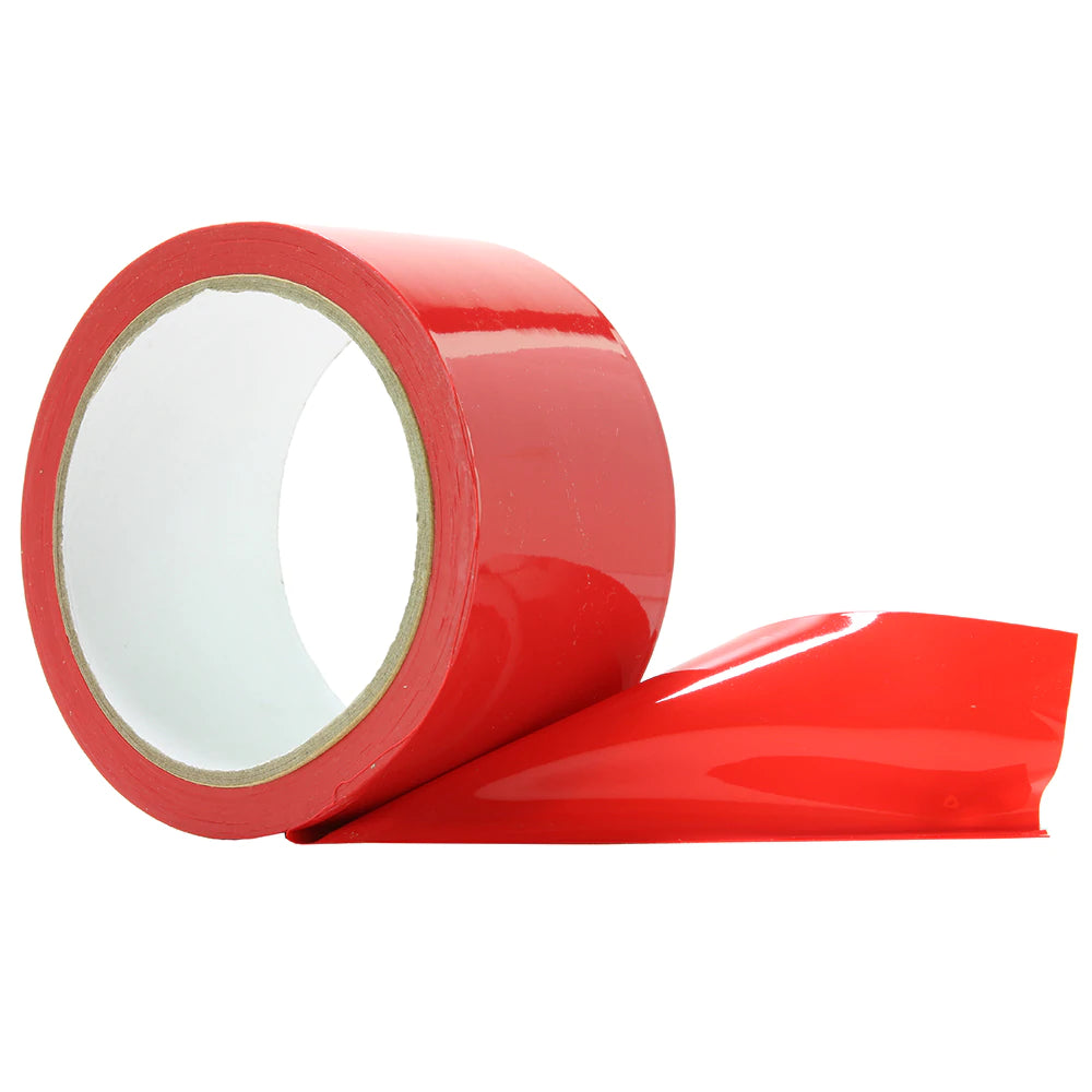 Roll of red bondage tape