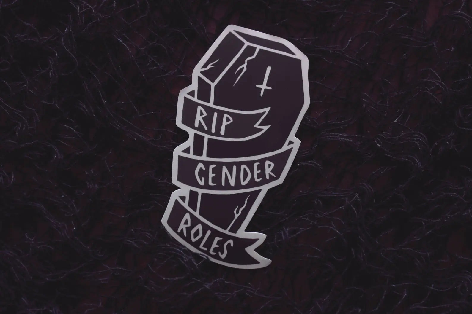 RIP gender roles sticker