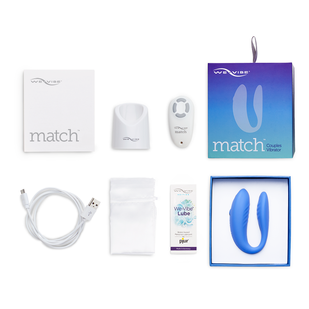 We-Vibe match with box contents