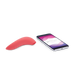 We-Vibe melt next to phone with app open