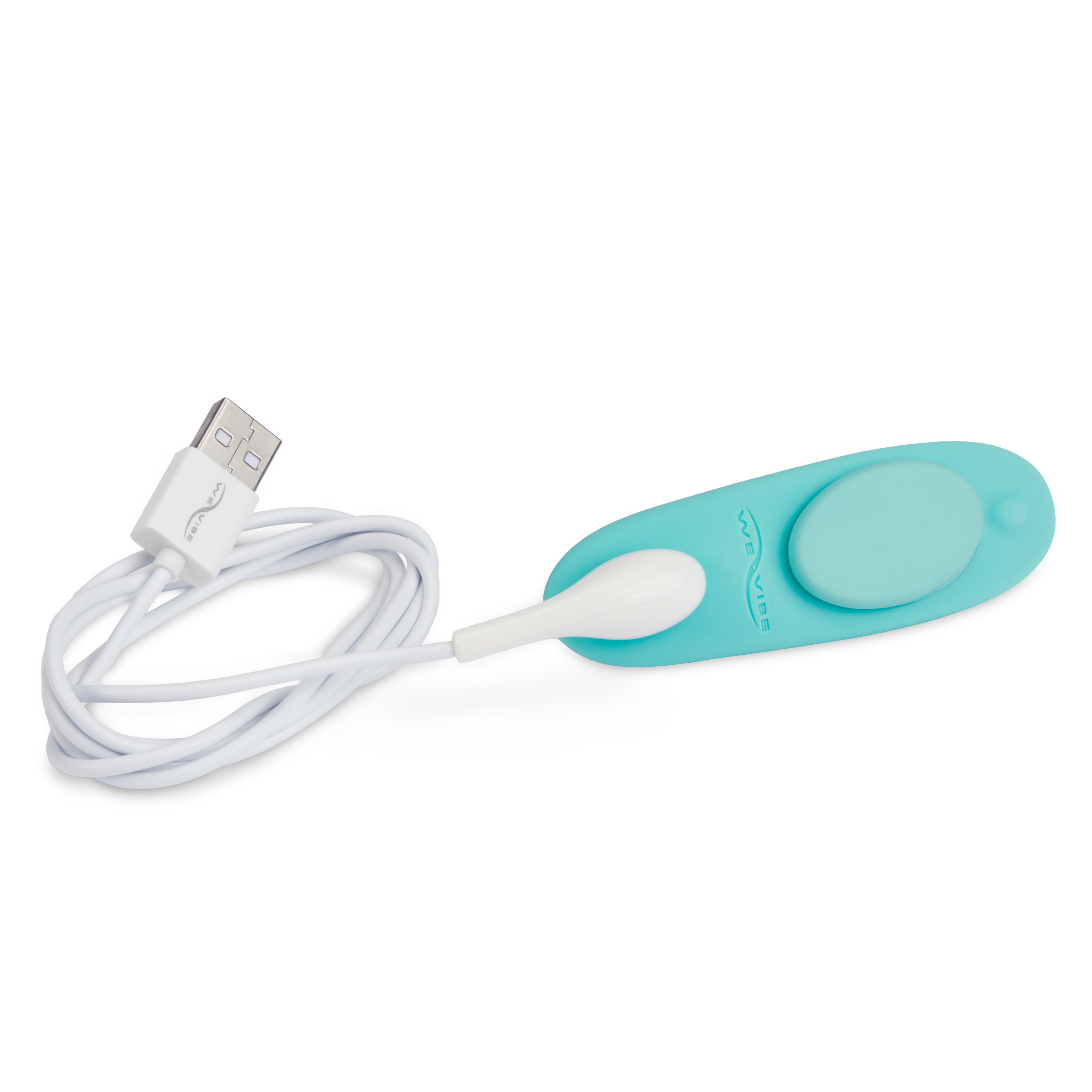 We-Vibe Moxie with charger attached