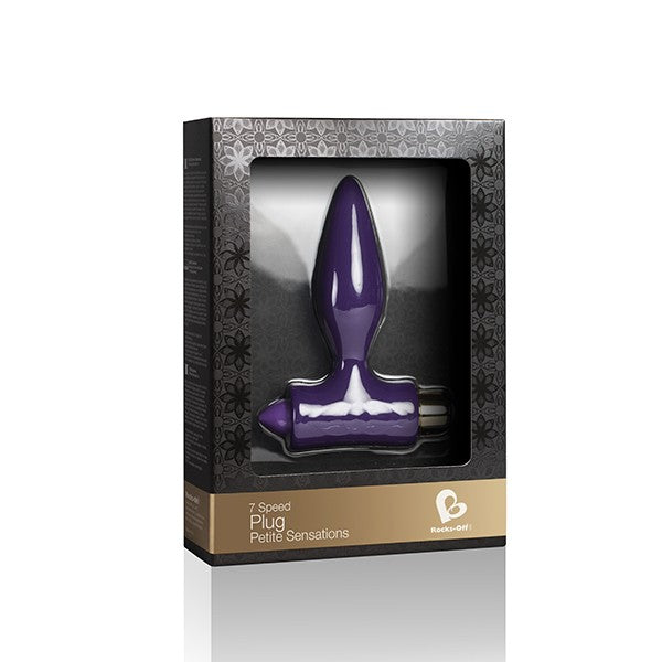 Purple plug in packaging