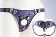 Purple Minx harness back and front view