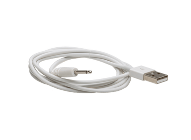 white usb charger